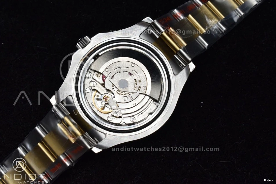 YG 116623 Edition Plated Bracelet on SS YG SA3135 GMF White Best Dial Yacht-Master 1108